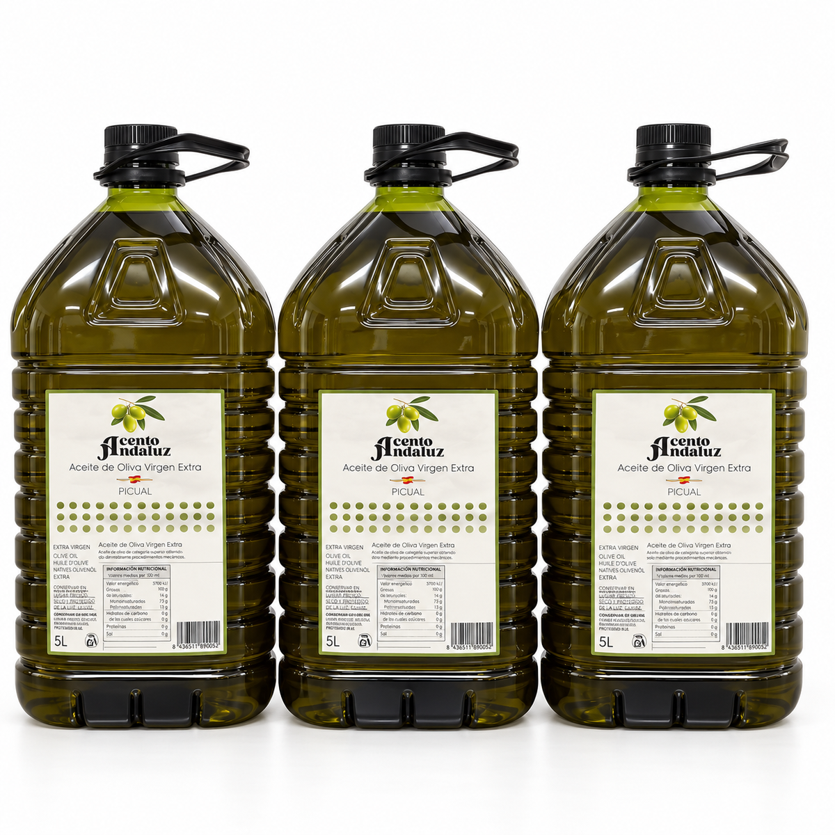 3 x 5 L Picual Extra Virgin Harvest 24/25 filtrée - Non filtrée
